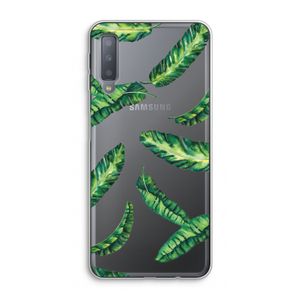 Lange bladeren: Samsung Galaxy A7 (2018) Transparant Hoesje