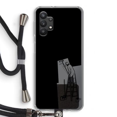 Musketon Painter: Samsung Galaxy A32 5G Transparant Hoesje met koord