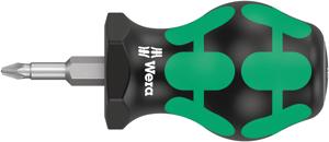 Wera 355 PZ kruiskop Stubby/carburateurschroevendraaier, PZ 1 x 25 mm - 05008853001