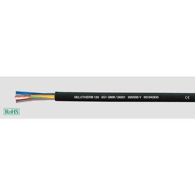 Helukabel HELUTHERM® 120 Hogetemperatuurkabel 7 G 1 mm² Zwart 24025-1000 1000 m