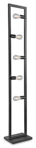 LABEL51 Vloerlamp 'Quadrato' 5-lamps, kleur Zwart