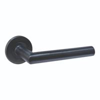 Intersteel Deurkruk Q 01 op rozet verdekt ø52x6mm PVD Zwart