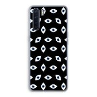 Eyes pattern: Oppo A91 Transparant Hoesje