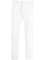 PT Torino pantalon slim à taille basse - Blanc