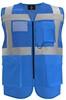 Korntex KX808 Multifunctional Hi-Vis Mesh-Vest Athens - Blue - 3XL