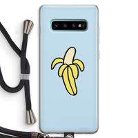 Banana: Samsung Galaxy S10 Plus Transparant Hoesje met koord - thumbnail