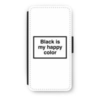 Black is my happy color: iPhone 7 Plus Flip Hoesje - thumbnail
