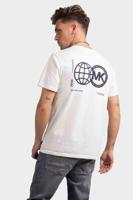 Michael Kors Global Recycled T-Shirt Heren Wit - Maat XS - Kleur: Wit | Soccerfanshop