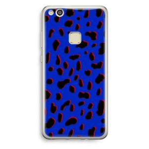 Blue Leopard: Huawei Ascend P10 Lite Transparant Hoesje