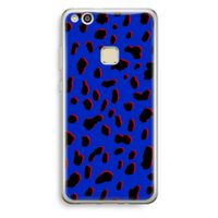 Blue Leopard: Huawei Ascend P10 Lite Transparant Hoesje