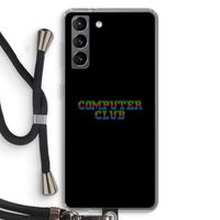 Retro: Samsung Galaxy S21 Transparant Hoesje met koord