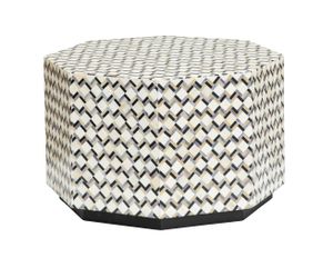 Tower Living Bijzettafel 'Brendola' Bone inlay, 60 x 60cm