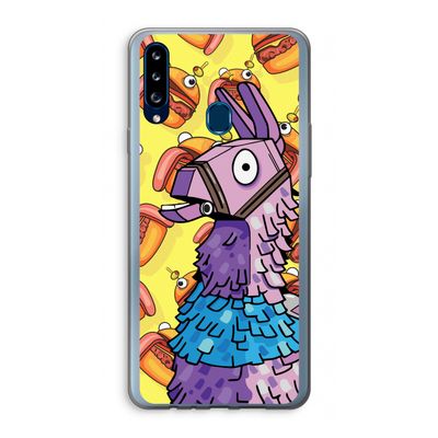 Loot Burger: Samsung Galaxy A20s Transparant Hoesje