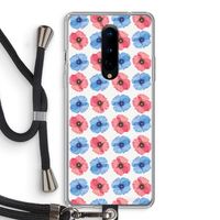 Klaproosjes: OnePlus 8 Transparant Hoesje met koord