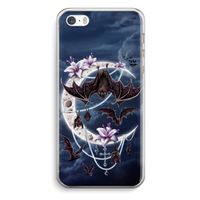 Vleermuizen Maan: iPhone 5 / 5S / SE Transparant Hoesje