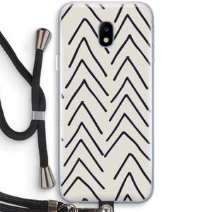 Marrakech Arrows: Samsung Galaxy J3 (2017) Transparant Hoesje met koord
