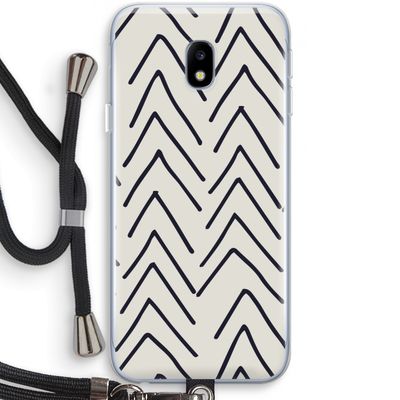 Marrakech Arrows: Samsung Galaxy J3 (2017) Transparant Hoesje met koord