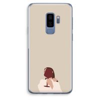 I drink wine: Samsung Galaxy S9 Plus Transparant Hoesje
