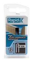 Rapid Nieten Type 606 Gegalvaniseerd, Blister 480st Lengte 12mm