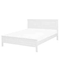 Beliani - OLIVET - Tweepersoonsbed - Wit - 140 x 200 cm - Dennenhout