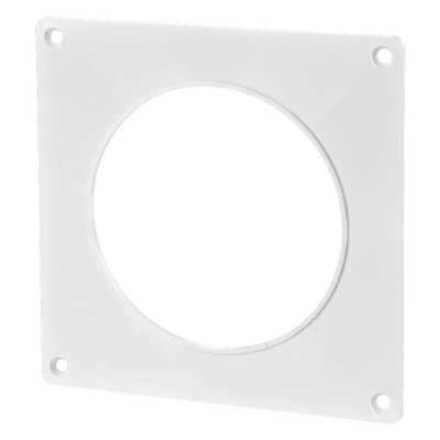 Kunststof Muurflens (afwerkplaat) - Voor Doorvoer Ø 100mm