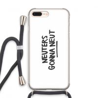 Neuters: iPhone 7 PLUS Transparant Hoesje met koord