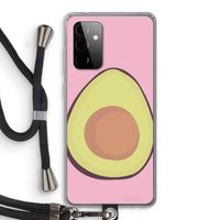 Avocado: Samsung Galaxy A72 5G Transparant Hoesje met koord