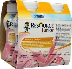 Resource Junior aardbei 200ml (4 st)