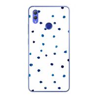 Blauwe stippen: Honor Note 10 Transparant Hoesje