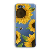 Sunflower and bees: Honor 10 Transparant Hoesje