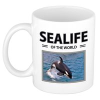 Foto mok Orka beker - sealife of the world cadeau zwaardwalvis liefhebber - feest mokken - thumbnail
