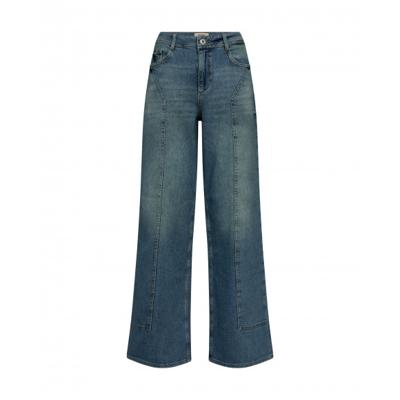 Mos Mosh - Blauw | Dames | Jeans | Blauw | 32 | regular | Kamst mode