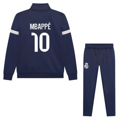Real Madrid Trainingspak Mbappe - 2025-2026 - Blauw - Kind