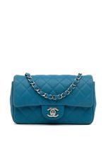 CHANEL Pre-Owned mini sac à main Single Flap (2013-2014) - Bleu