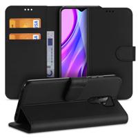 Xiaomi Redmi 9 | Bookcase | Zwart met Standaard