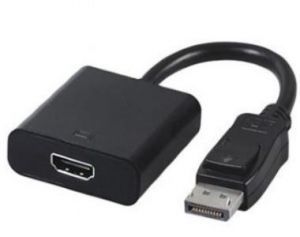 Gembird A-DPM-HDMIF-002 video kabel adapter 0,1 m DisplayPort HDMI Type A (Standaard) Zwart