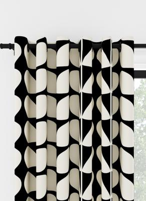 Orla Kiely - Ringgordijn - Jumbo Solid Stem Black