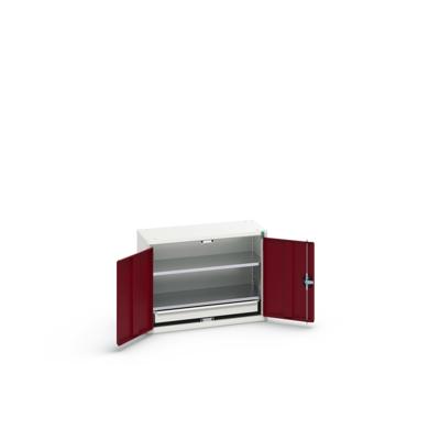 Bott Verso Eco Wandkast | 800x350x600mm | 2 Legborden | 1 Lade | RAL 3004 - 16929103.24