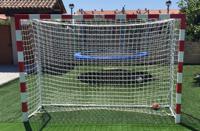 SET 4MM FUTSAL / HANDBALL SHOCK ABSORBERS CURTAINS, PREMIUM LINE, WHITE