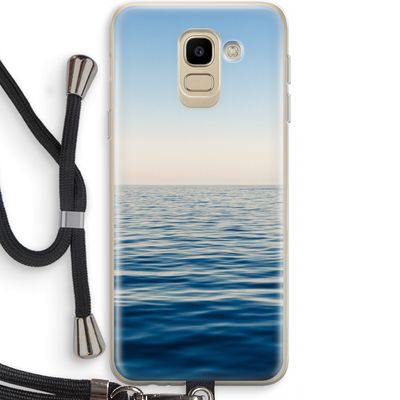 Water horizon: Samsung Galaxy J6 (2018) Transparant Hoesje met koord