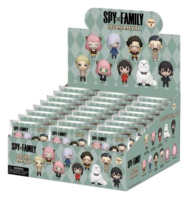 Spy x Family 3D Foam Bag Clips Series 2 Display (24)