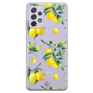 Samsung Galaxy A52 transparant hoesje - Lemons