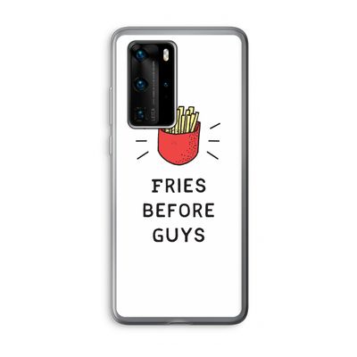 Fries before guys: Huawei P40 Pro Transparant Hoesje