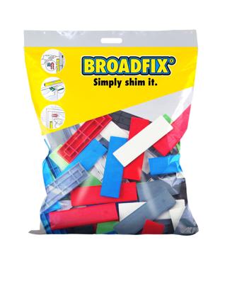 Boradfix Vlakke Afstandshouders Assortiment | In Doos | 120 stuks | 1-6mm | 20 stuks van elke soort - BSP120