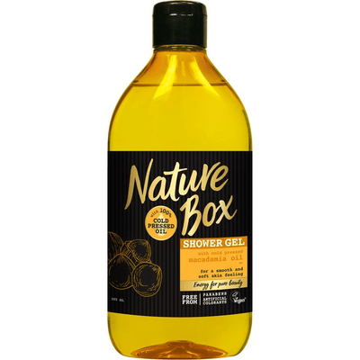 Nature Box Macadamia Vegan Douchegel 385ml Nature Box Macadamia Vegan Douchegel 385ml