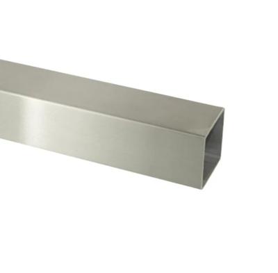 RVS koker 80x80x2 mm geslepen - per meter