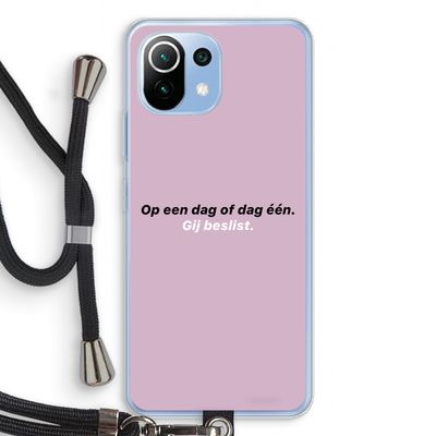gij beslist: Xiaomi Mi 11 Lite Transparant Hoesje met koord