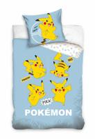 Pikachu Dekbedovertrek Pika- 140 x 200 cm - 70 x 90 cm