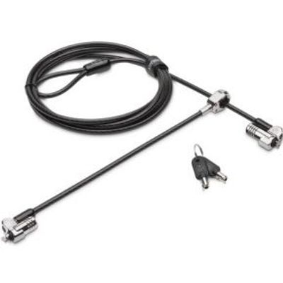 Kensington NanoSaver Zwart, Roestvrijstaal kabelslot - [K64448WW]