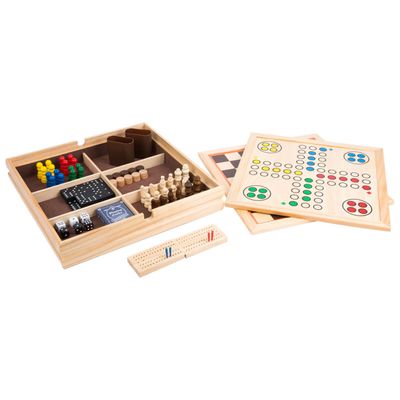 Small Foot houten klassieke spellen 9in1